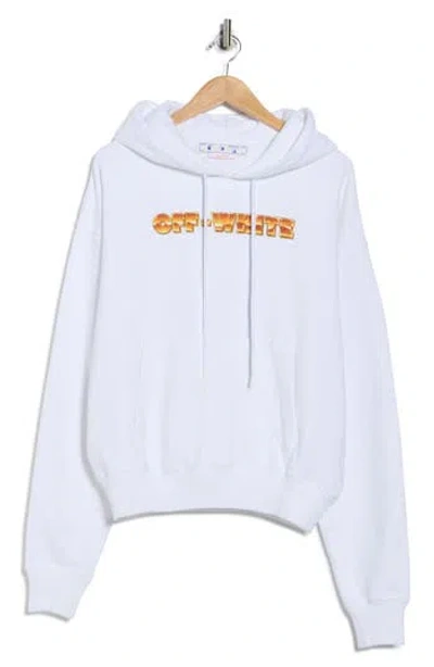Off-white Logo Oversize Graphic Hoodie In Multi