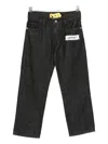 Off-white Logo-patch Jeans In Black