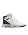 Off-white Logo-patch Lace-up Sneakers In White