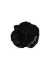 Off-white Keep Tight Silk Scrunchie In Black