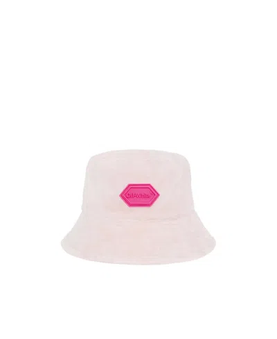 Off-white Logo Patch Sun Hat In Pink