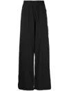 Off-white Logo Patch Track Pants In Black