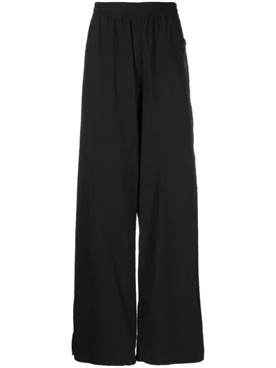 Off-white Logo Patch Track Pants In Black