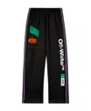 Off-white Multi-logo Skate Track Pants In Black