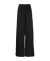 Off-white Logo Patch Track Pants In Black