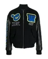 Off-white Bomber Vars Hammer In Black