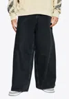 Off-white Wide Five-pocket Jeans With Spacious In Black