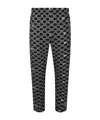 Off-white Monogram Allover Trackpants In Black