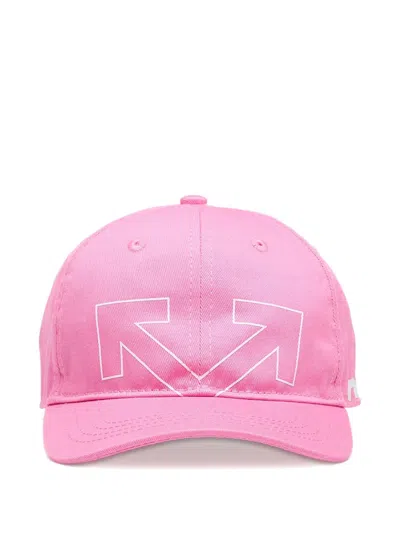 OFF-WHITE LOGO-PRINT BASEBALL CAP