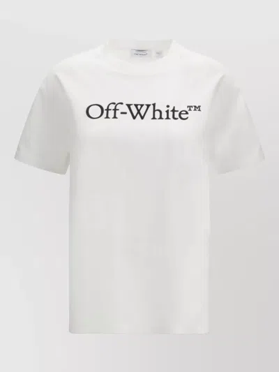 Off-white Logo Print Bookish Regular Fit T-shirt