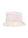 Off-white Logo-print Cotton Bucket Hat In White