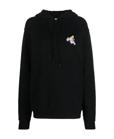 OFF-WHITE FLORAL ARROWS-PRINT HOODIE