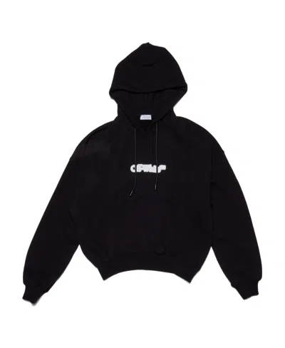 OFF-WHITE OFF-WHITE LOGO PRINTED LONG-SLEEVED HOODIE