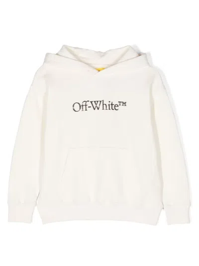 OFF-WHITE LOGO印花棉连帽衫