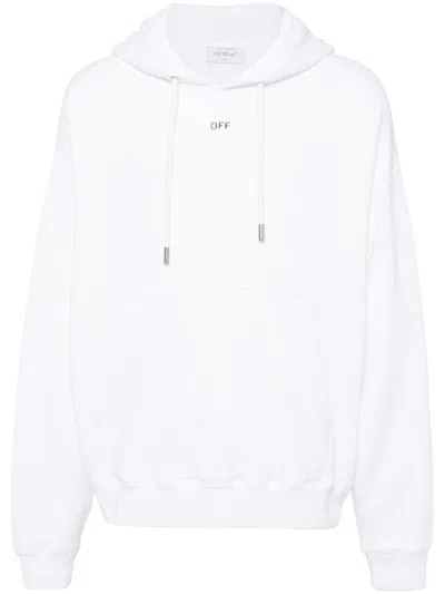 Off-white Arrow Skate Hoodie In White