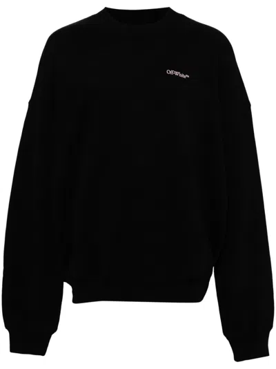 Off-white Essential Logo Sweatshirt In Black