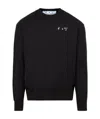 Off-white Caravaggio Graphic Sweatshirt In Black
