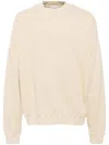 Off-white Logo-print Cotton Sweatshirt In Neutral