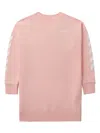 Off-white Logo-print Cotton Sweatshirt In Pink