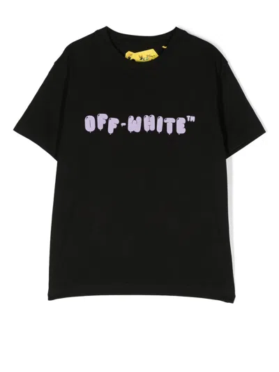 Off-white Kids' Ogaa001s23jer0031036 In Black