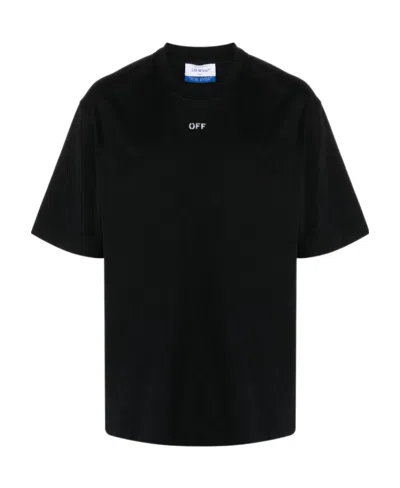 OFF-WHITE OFF-WHITE LOGO PRINTED CREWNECK T-SHIRT