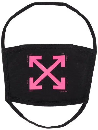 OFF-WHITE LOGO-PRINT FACE MASK