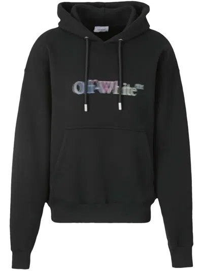 OFF-WHITE LOGO-PRINT HOODIE