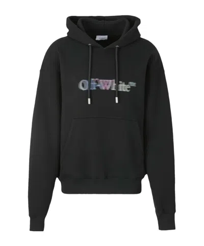 OFF-WHITE LOGO-PRINT HOODIE