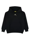 Off-white Logo-print Hoodie In Black