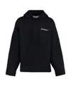 Off-white Blackwhite Windy Arrow Skate Hoodie In Black