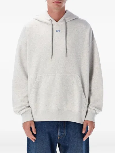 OFF-WHITE LOGO-PRINT HOODIE
