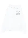 Off-white Logo-print Hoodie In White