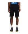 Off-white 'spray Arrow' Black Shorts With Logo Lettering On The Front And Logo Print On The Rear