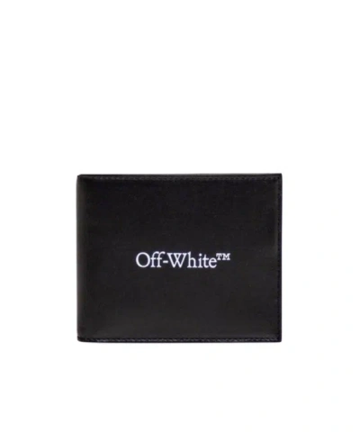OFF-WHITE OFF-WHITE LOGO PRINTED BI-FOLD WALLET