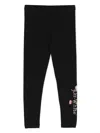 Off-white Logo-print Leggings In Black
