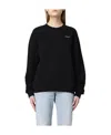 Off-white Logo-print Long-sleeve Sweatshirt In Black