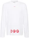 Off-white Logo-print Long-sleeved T-shirt In White