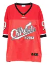 Off-white T-shirt In Red Polyester In Red