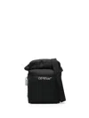 Off-white Logo-print Messenger Bag In Black