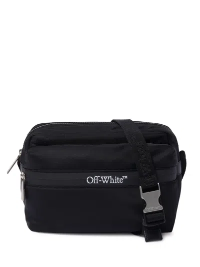 Off-white Man Camera Bag In Black