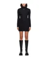 Off-white Dress In Black Viscose In Black