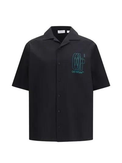 Off-white Logo-print Shirt In Black