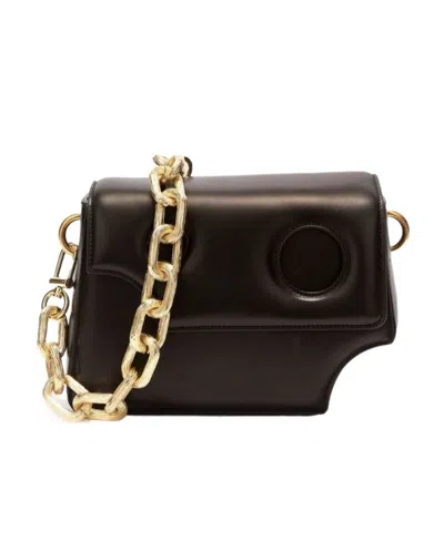 Off-white Logo-print Shoulder Bag In Black