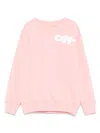 Off-white Logo-print Sweatshirt In 粉色