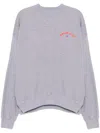 Off-white Logo-print Sweatshirt In Grey