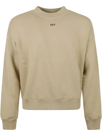 Off-white Logo-print Sweatshirt In Neutrals
