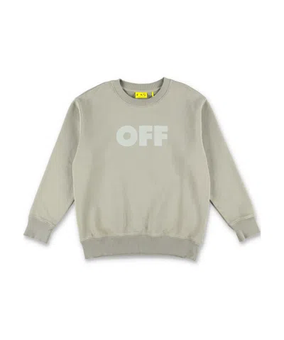 Off-white Logo-print Sweatshirt In Nude