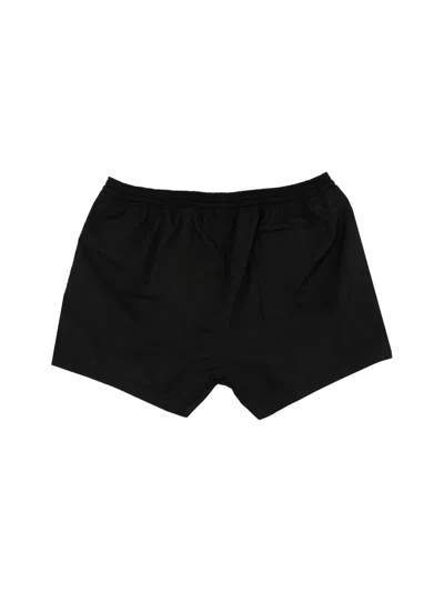 Off-white Logo Print Swim Shorts In Black