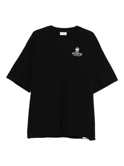 Off-white Logo-print T-shirt In Black