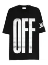 Off-white Graphic Skate Design Crewneck Short Sleeve T-shirt In Black